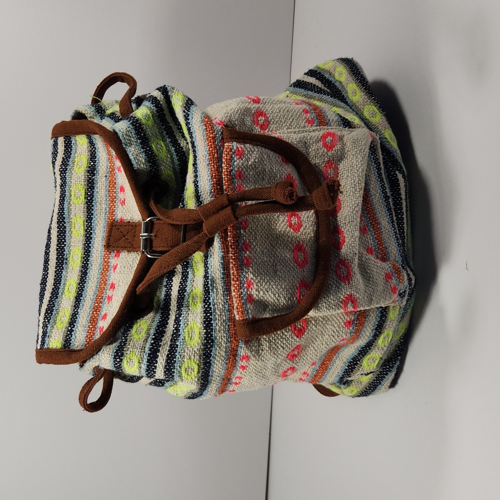 Hemp Backpack purse bag